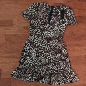 Leopard mini dress